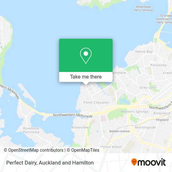Perfect Dairy map