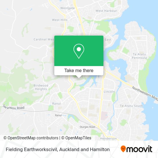 Fielding Earthworkscivil map