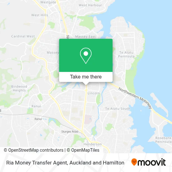 Ria Money Transfer Agent map