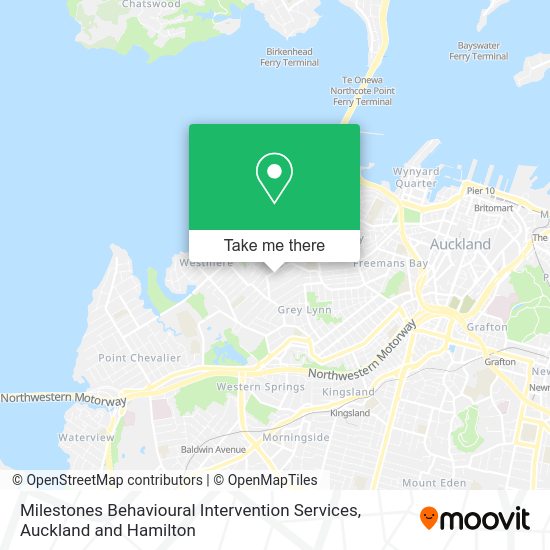 Milestones Behavioural Intervention Services map