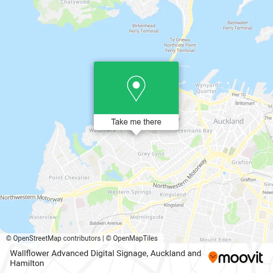 Wallflower Advanced Digital Signage map