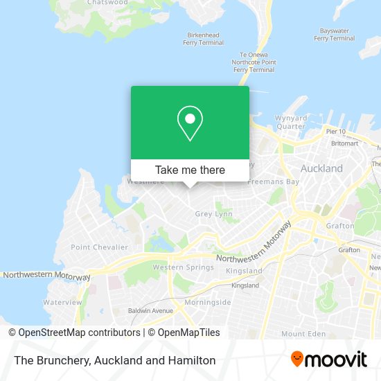 The Brunchery map