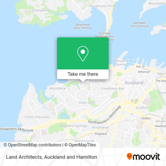 Land Architects map