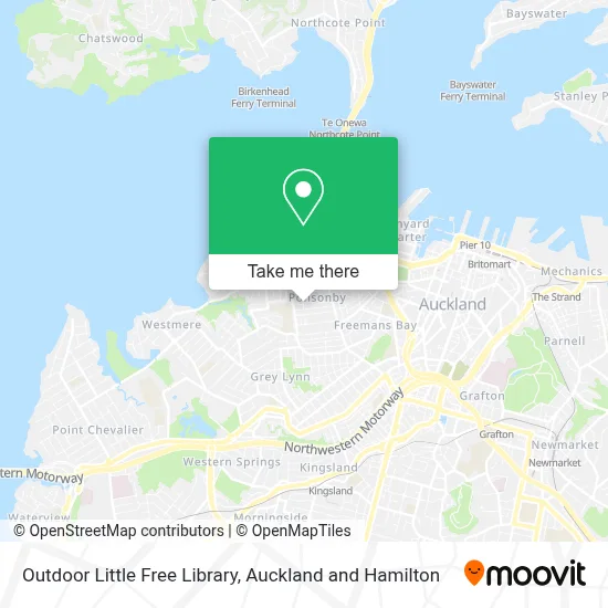 Outdoor Little Free Library map