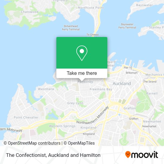 The Confectionist map