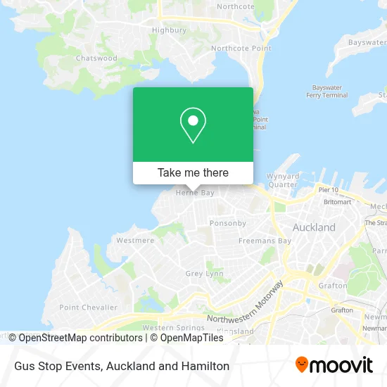 Gus Stop Events map
