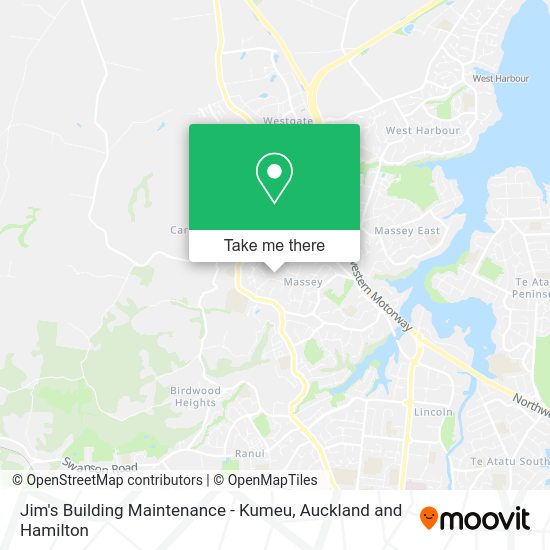 Jim's Building Maintenance - Kumeu map