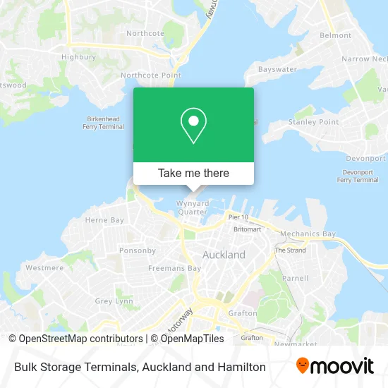 Bulk Storage Terminals map