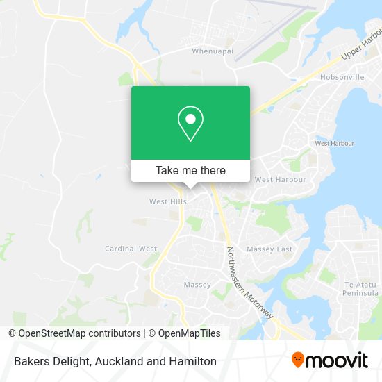 Bakers Delight map