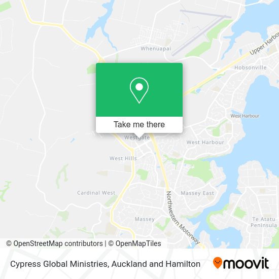 Cypress Global Ministries map