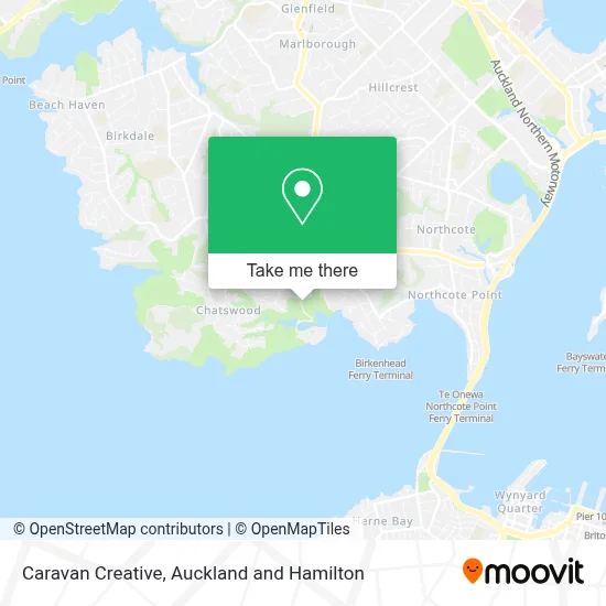 Caravan Creative map