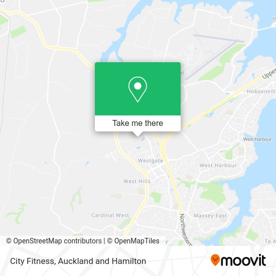 City Fitness map
