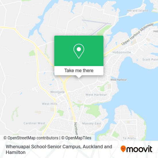 Whenuapai School-Senior Campus map
