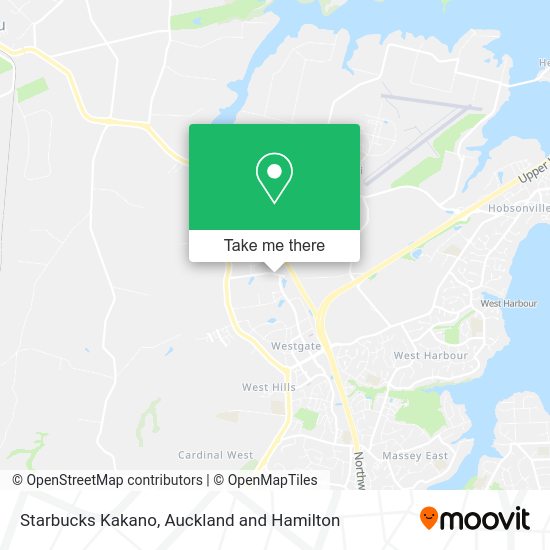 Starbucks Kakano map