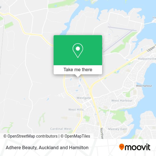 Adhere Beauty map