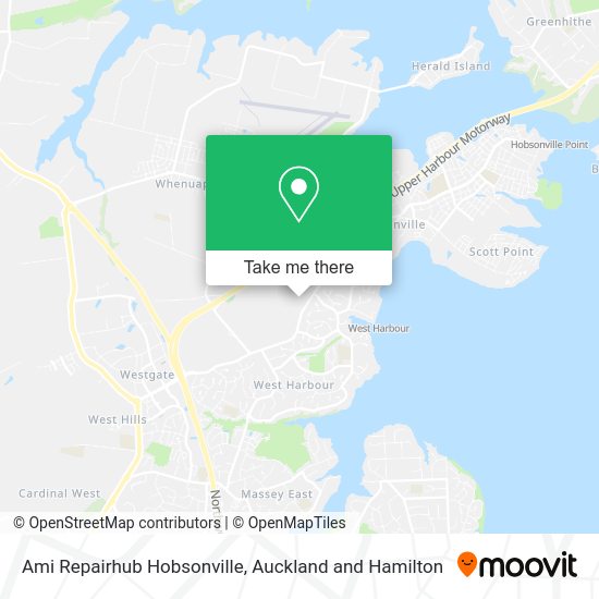 Ami Repairhub Hobsonville map