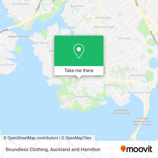 Boundless Clothing map