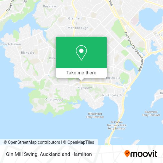 Gin Mill Swing map
