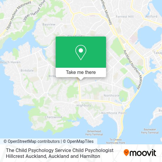The Child Psychology Service Child Psychologist Hillcrest Auckland map