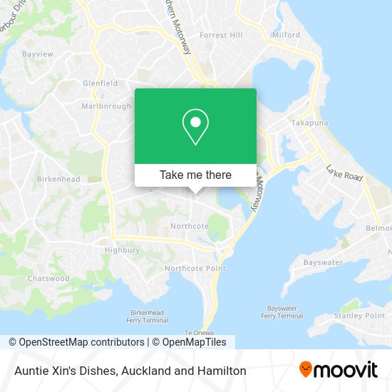 Auntie Xin's Dishes map