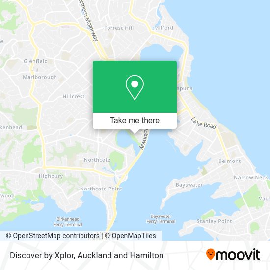 Discover by Xplor map