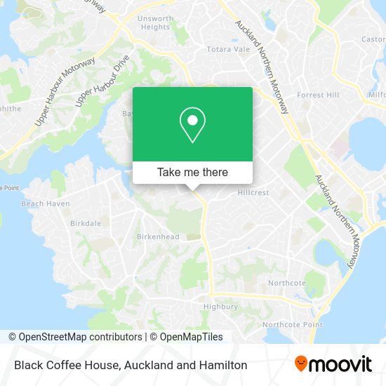 Black Coffee House map