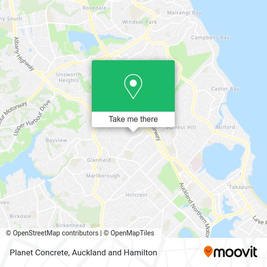 Planet Concrete map