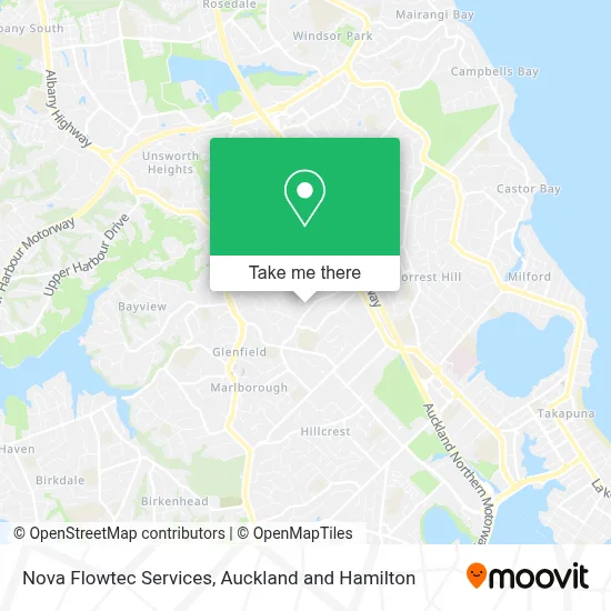 Nova Flowtec Services map