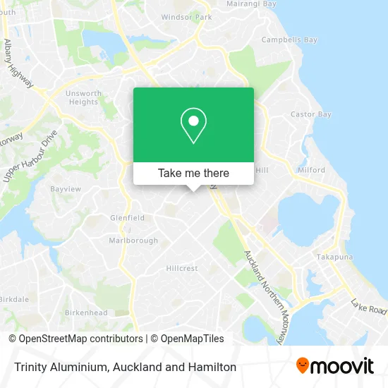 Trinity Aluminium map