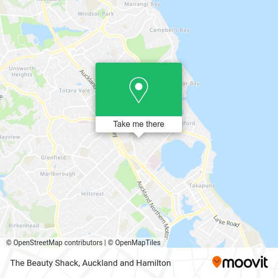 The Beauty Shack map