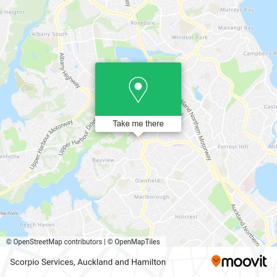 Scorpio Services map