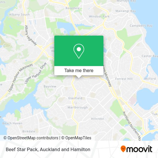 Beef Star Pack map