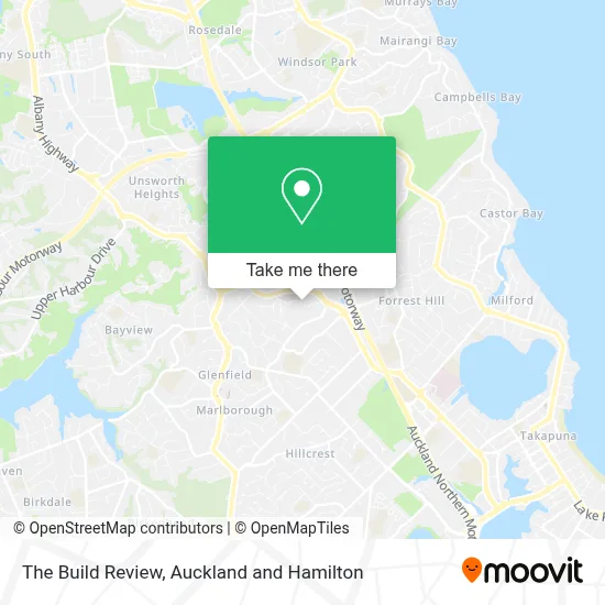The Build Review map