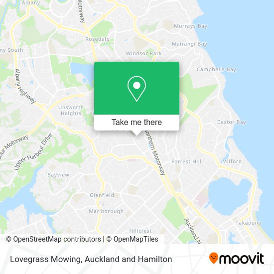 Lovegrass Mowing map