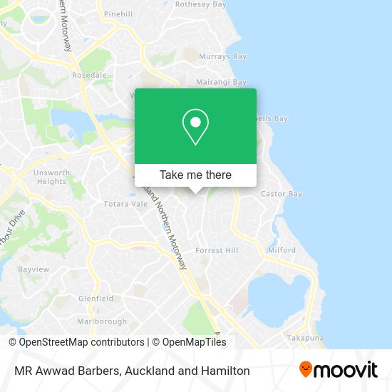 MR Awwad Barbers map