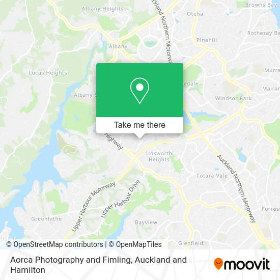Aorca Photography and Fimling map