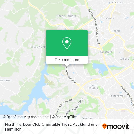 North Harbour Club Charitable Trust map