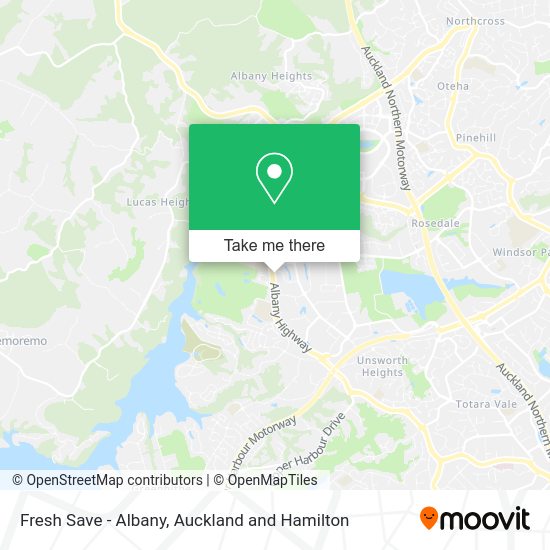 Fresh Save - Albany map