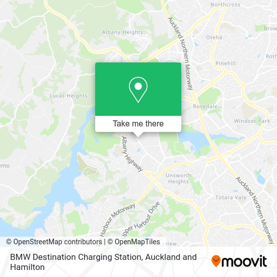 BMW Destination Charging Station map