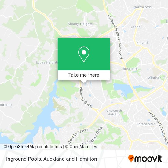 Inground Pools map