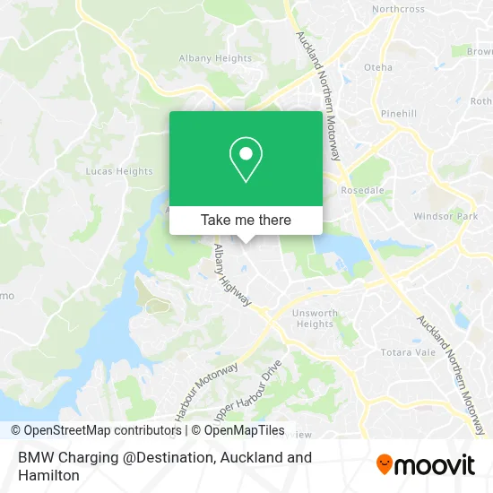 BMW Charging @Destination map