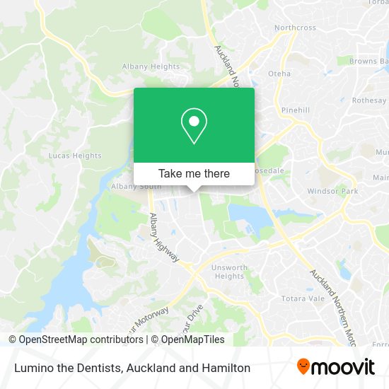 Lumino the Dentists map