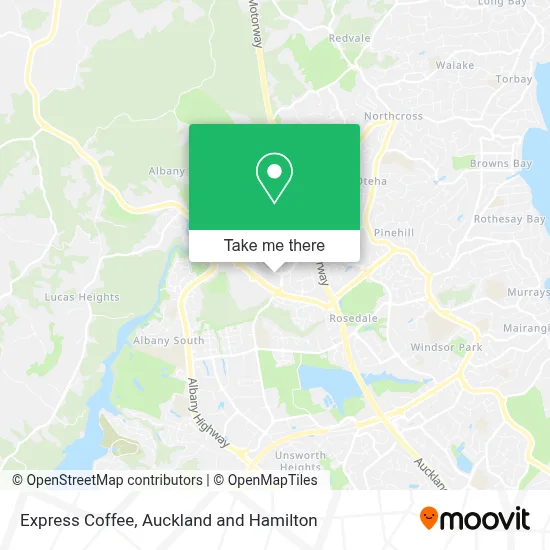 Express Coffee map