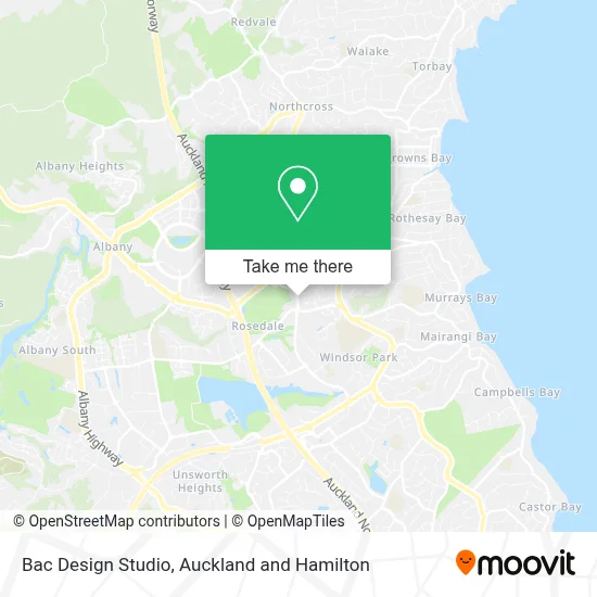 Bac Design Studio map