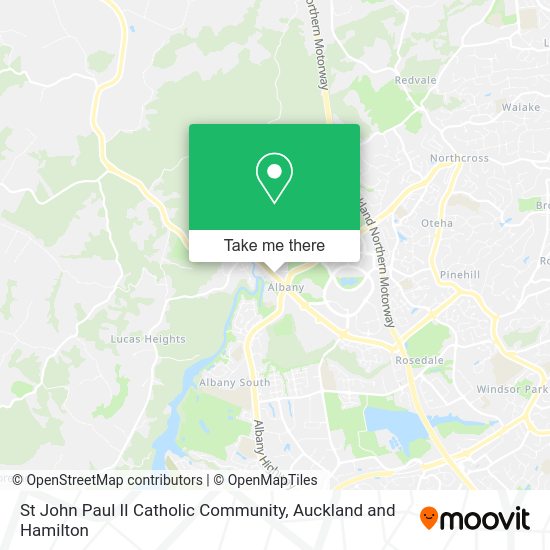 St John Paul II Catholic Community map