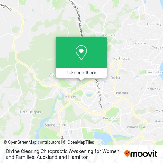 Divine Clearing Chiropractic Awakening for Women and Families map