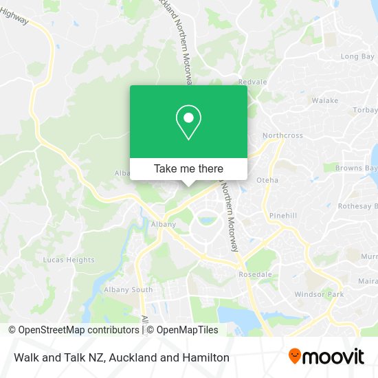 Walk and Talk NZ map