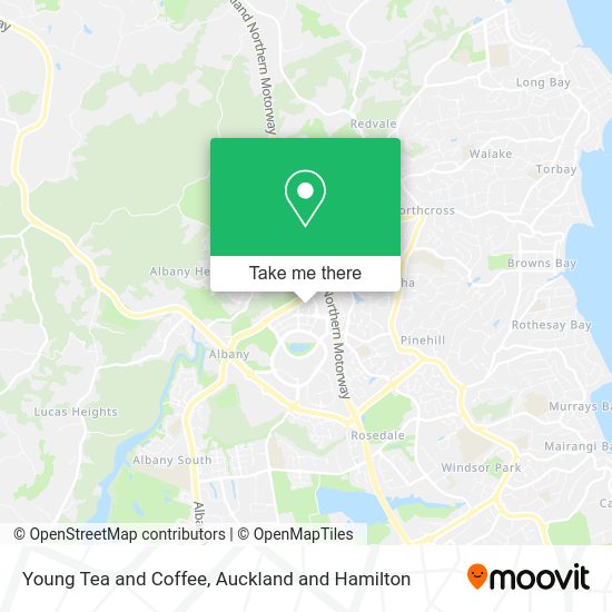 Young Tea and Coffee map