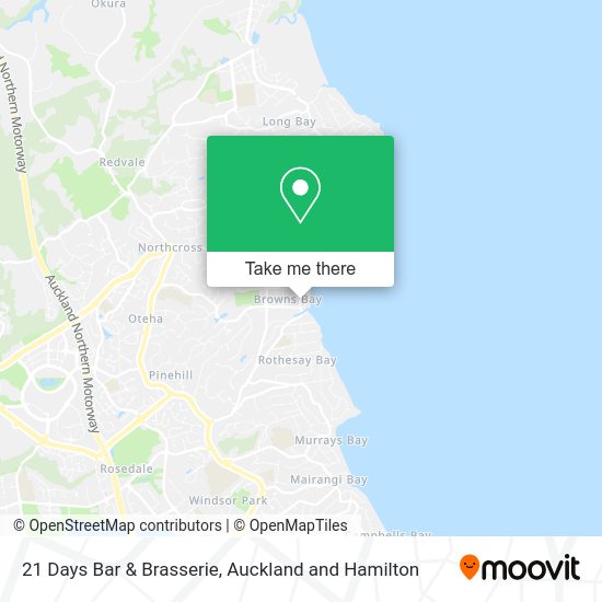 21 Days Bar & Brasserie map