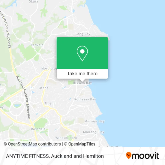 ANYTIME FITNESS map